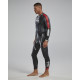 Гідрокостюм чоловічий TYR Men’s Hurricane Wetsuit Cat 5, Silver/Red