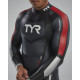 Гідрокостюм чоловічий TYR Men’s Hurricane Wetsuit Cat 5, Silver/Red
