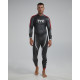 Гідрокостюм чоловічий TYR Men’s Hurricane Wetsuit Cat 5, Silver/Red