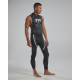 Гідрокостюм чоловічий TYR Men’s Hurricane Wetsuit Cat 5 Sleeveless, Silver/Red