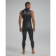 Гідрокостюм чоловічий TYR Men’s Hurricane Wetsuit Cat 5 Sleeveless, Silver/Red