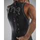 Гідрокостюм чоловічий TYR Men’s Hurricane Wetsuit Cat 5 Sleeveless, Silver/Red