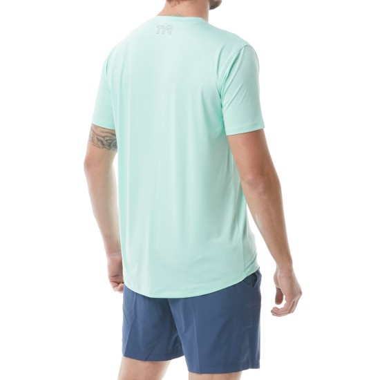 Футболка чоловіча TYR Men’s SunDefense Short Sleeve Shirt Футболка чоловіча TYR Men’s SunDefense Short Sleeve Shirt