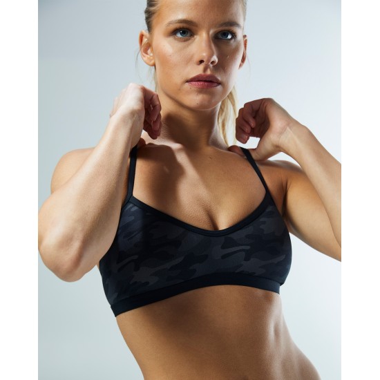 Топ жіночий TYR Women’s Blackout Camo Trinity Top Топ жіночий TYR Women’s Blackout Camo Trinity Top