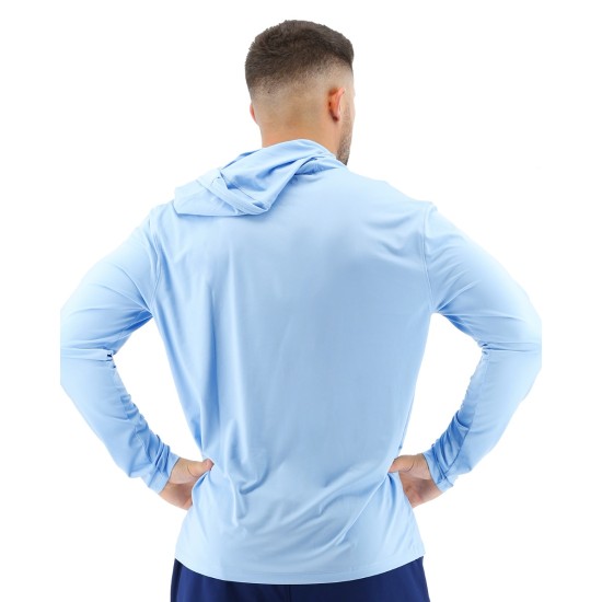 Футболка чоловіча з рукавами та капюшоном TYR Men’s SunDefense Hooded Shirt