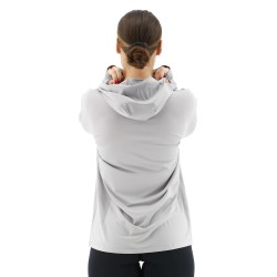 Жіноча футболка з рукавами і капюшоном TYR Women’s SunDefense Hooded Shirt
