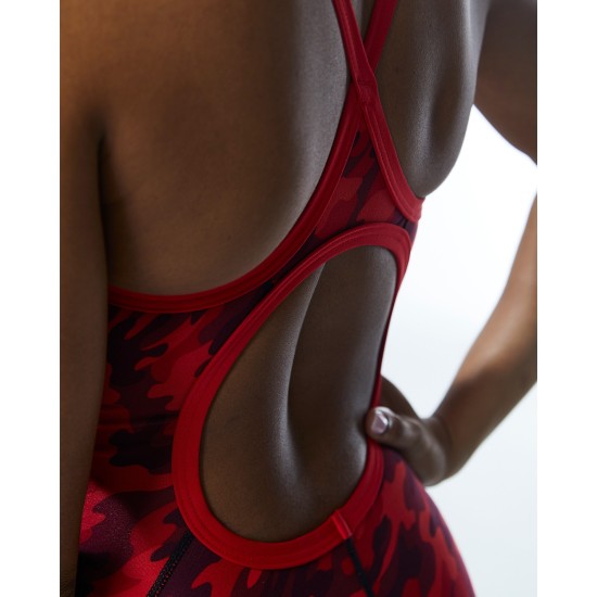 Суцільний жіночий купальник TYR Women’s Camo Diamondfit