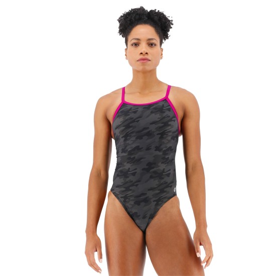 Суцільний жіночий купальник TYR Women’s Blackout Camo Diamond Controlfit Суцільний жіночий купальник TYR Women’s Blackout Camo Diamond Controlfit