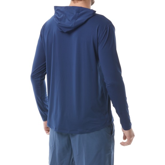 Футболка чоловіча з рукавами та капюшоном TYR Men’s SunDefense Hooded Shirt Футболка чоловіча з рукавами та капюшоном TYR Men’s SunDefense Hooded Shirt