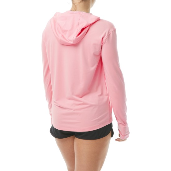 Жіноча футболка з рукавами і капюшоном TYR Women’s SunDefense Hooded Shirt Жіноча футболка з рукавами і капюшоном TYR Women’s SunDefense Hooded Shirt