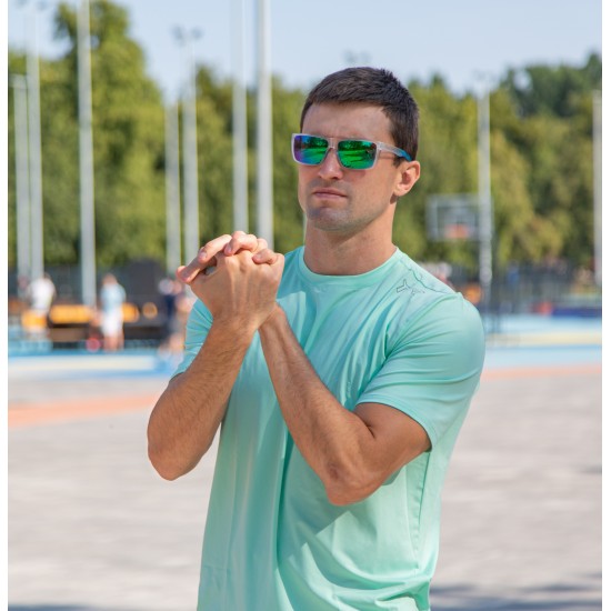 Футболка чоловіча TYR Men’s SunDefense Short Sleeve Shirt Футболка чоловіча TYR Men’s SunDefense Short Sleeve Shirt