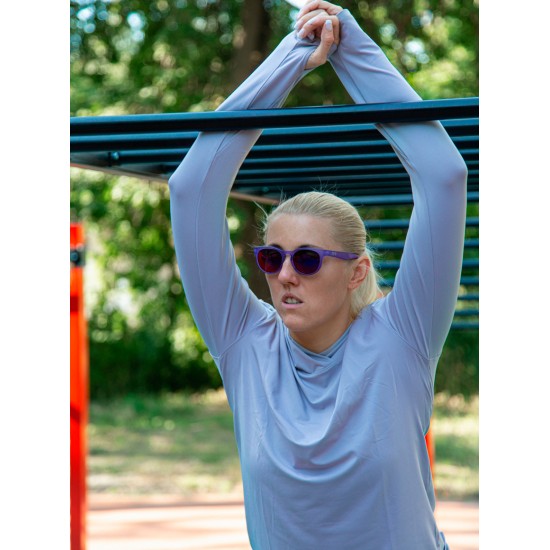 Жіноча футболка з рукавами і капюшоном TYR Women’s SunDefense Hooded Shirt Жіноча футболка з рукавами і капюшоном TYR Women’s SunDefense Hooded Shirt
