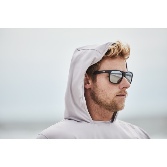 Футболка чоловіча з рукавами та капюшоном TYR Men’s SunDefense Hooded Shirt Футболка чоловіча з рукавами та капюшоном TYR Men’s SunDefense Hooded Shirt