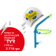 Подарунковий комплект від TYR: трубка для плавання Ultralite Snorkel Elite та шапочка для плавання UA BRAVE