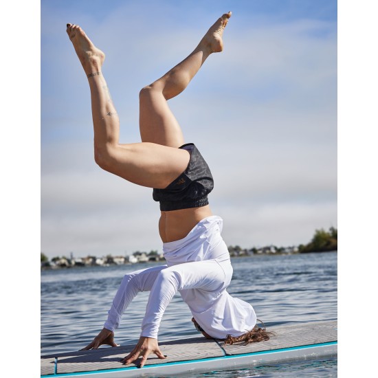 Жіноча футболка з рукавами і капюшоном TYR Women’s SunDefense Hooded Shirt