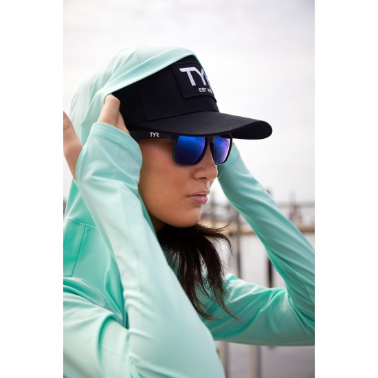 Жіноча футболка з рукавами і капюшоном TYR Women’s SunDefense Hooded Shirt Жіноча футболка з рукавами і капюшоном TYR Women’s SunDefense Hooded Shirt