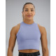 Спортивний жіночій топ TYR Women's Base Kinetic Cropped High Neck Tank - Solid