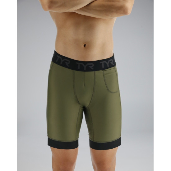 Чоловічі компресійні шорти TYR Men's Compression Shorts – Solid
