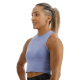 Спортивний жіночій топ TYR Women's Base Kinetic Cropped High Neck Tank - Solid