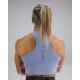 Спортивний жіночій топ TYR Women's Base Kinetic Cropped High Neck Tank - Solid
