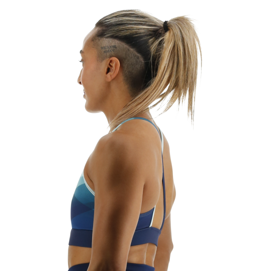 Спортивний жіночій топ TYR Women's Base Kinetic High Neck Sports Bra – Forge Спортивний жіночій топ TYR Women's Base Kinetic High Neck Sports Bra – Forge