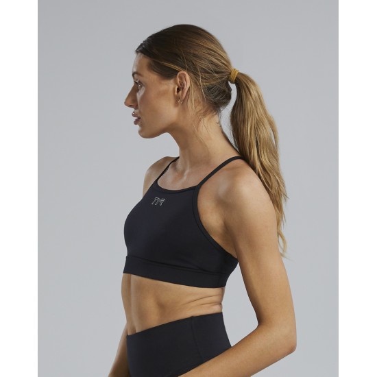 Спортивний жіночій топ TYR Women's Base Kinetic High Neck Sports Bra – Solid Спортивний жіночій топ TYR Women's Base Kinetic High Neck Sports Bra – Solid
