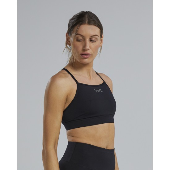 Спортивний жіночій топ TYR Women's Base Kinetic High Neck Sports Bra – Solid Спортивний жіночій топ TYR Women's Base Kinetic High Neck Sports Bra – Solid