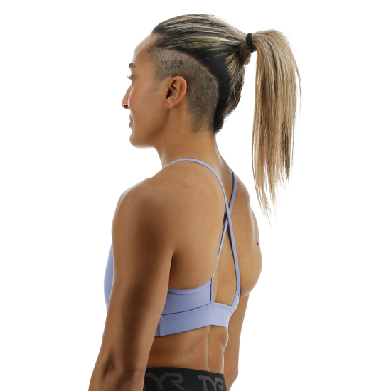 Спортивний жіночій топ TYR Women's Base Kinetic High Neck Sports Bra – Solid Спортивний жіночій топ TYR Women's Base Kinetic High Neck Sports Bra – Solid