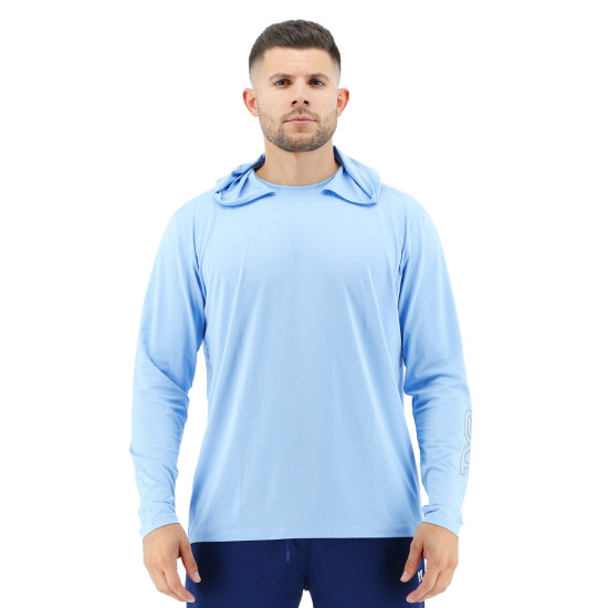Футболка чоловіча з рукавами та капюшоном TYR Men’s SunDefense Hooded Shirt