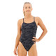 Суцільний жіночий купальник TYR Women's Blackout Camo Cutoutfit