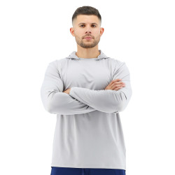 Футболка чоловіча з рукавами та капюшоном TYR Men’s SunDefense Hooded Shirt