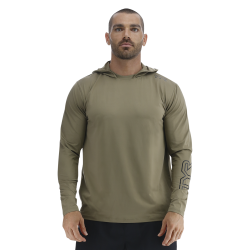 Футболка чоловіча з рукавами та капюшоном TYR Men’s SunDefense Hooded Shirt
