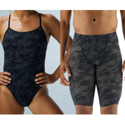 Святковий комплект від TYR: жіночий купальник TYR Blackout Camo Cutoutfit та чоловічі плавки-джаммери TYR Blackout Camo Jammer Святковий комплект від TYR: жіночий купальник TYR Blackout Camo Cutoutfit та чоловічі плавки-джаммери TYR Blackout Camo Jammer